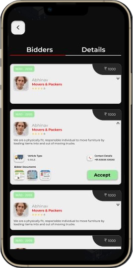 customer bid viewer
